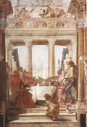 Giovanni Battista Tiepolo The Banquet of Cleopatra oil